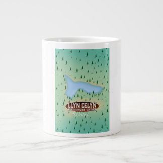 Taza De Café Gigante Llyn Celyn River Tryweryn en Gwynedd, Gales