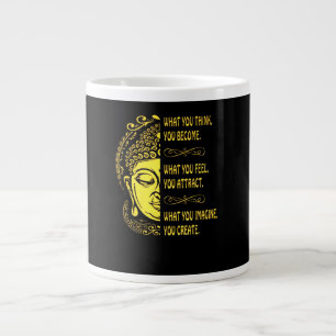 Taza De Café Gigante Lo Que Piensas. Te Conviertes. Lo Que Sientes, Atr