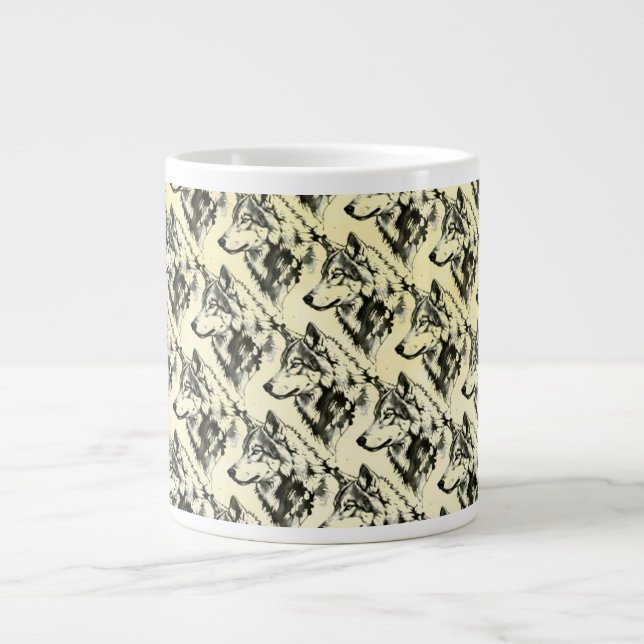 Taza De Café Gigante Lobo (Frente)