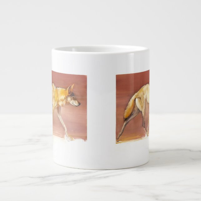 Taza De Café Gigante Lobo árabe 2010 (Frente)