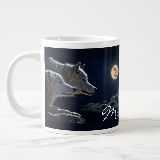 Taza De Café Gigante Lobos (Izquierda)