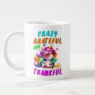 Taza De Café Gigante Loco Agradecimiento Y Agradecimiento