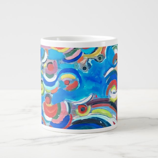 Taza De Café Gigante Loco Cuppa Joe (Frente)