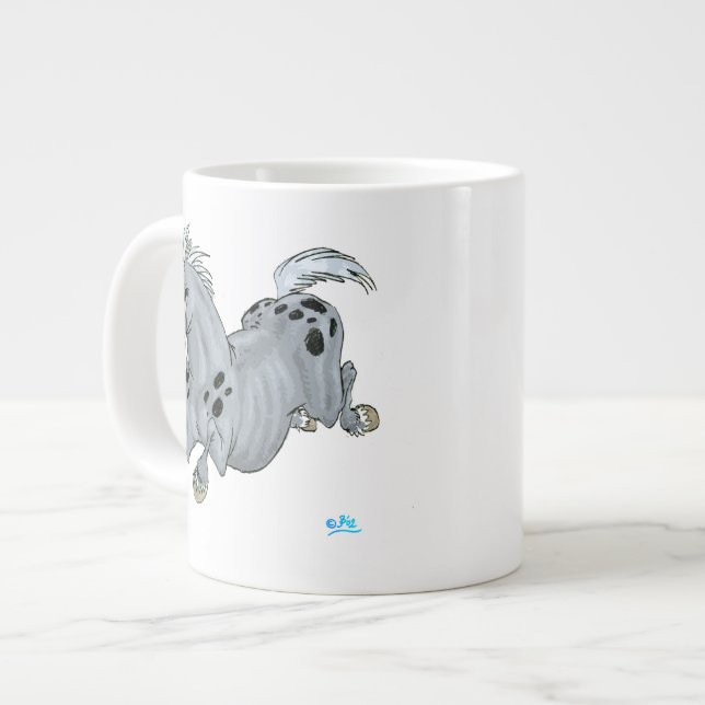 Taza De Café Gigante Loco Personalizado Horse Jumbo Mug (Izquierda)