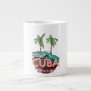 Taza De Café Gigante Logo de Cuba Classic
