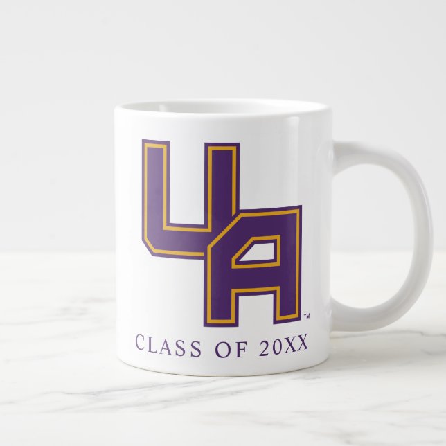 Taza De Café Gigante Logo de la Universidad de Albany (Derecha)