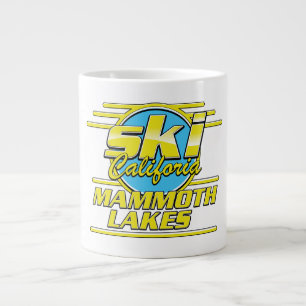 Taza De Café Gigante Logo de Mammoth Lakes California Ski