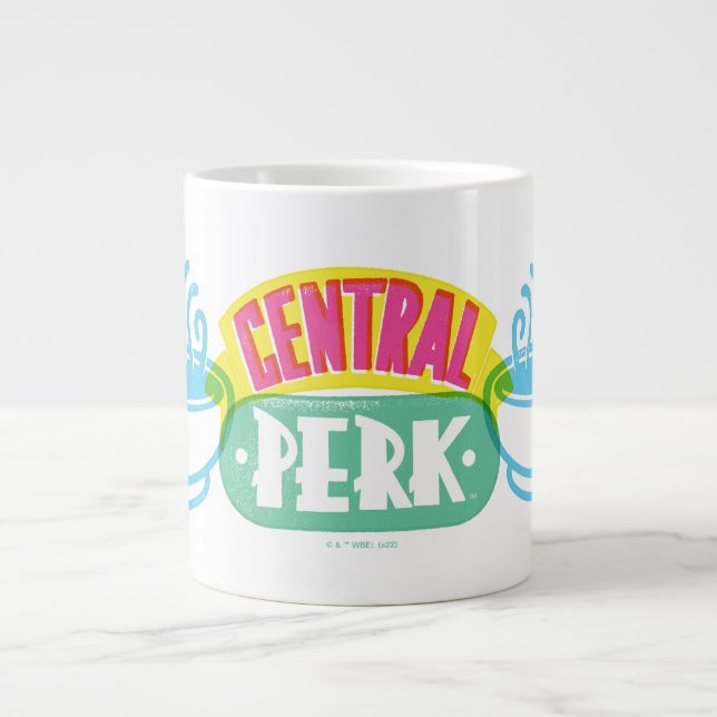 Taza De Café Gigante Logo de Neon Central Perk (Frente)
