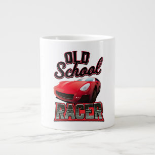 Taza De Café Gigante Logo de Old School Racer