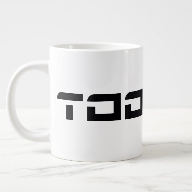 Taza De Café Gigante Logo de Toonami Futurista Font (Izquierda)