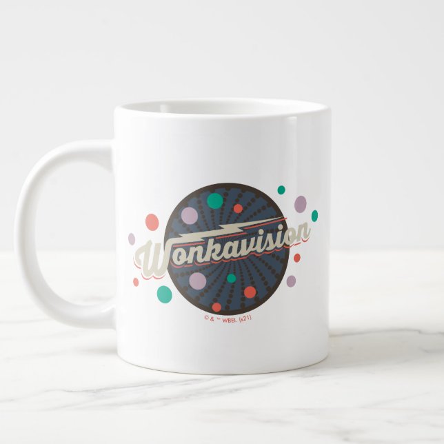 Taza De Café Gigante Logo de Wonkavision (Izquierda)