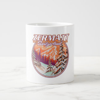 Taza De Café Gigante Logo de Zermatt