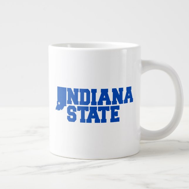 Taza De Café Gigante Logo del estado de Indiana (Derecha)
