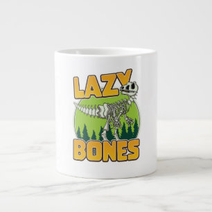 Taza De Café Gigante Logo del personalizado Lazy Bones