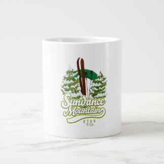 Taza De Café Gigante Logo del Sundance Mountain Utah Ski