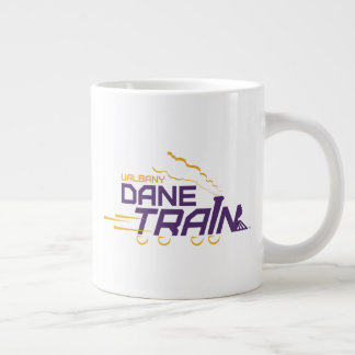 Taza De Café Gigante Logo del Tren de Dane de la UAlbany