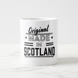 Taza De Café Gigante Logo retro original hecho en Escocia