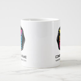 Taza De Café Gigante Logotipo de promoción comercial personalizado de l