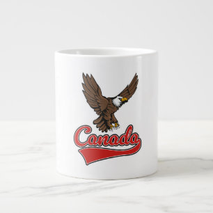 Taza De Café Gigante logotipo de viaje a Canadá