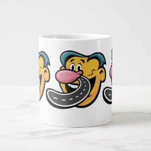 Taza De Café Gigante Logotipo divertido