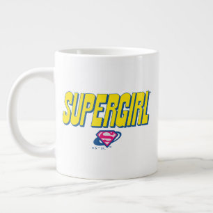 Taza De Café Gigante Logotipo Pop de Supergirl