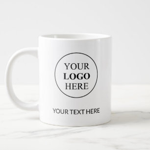 Taza De Café Gigante Logotipo promocional personalizado - Sin pedido mí