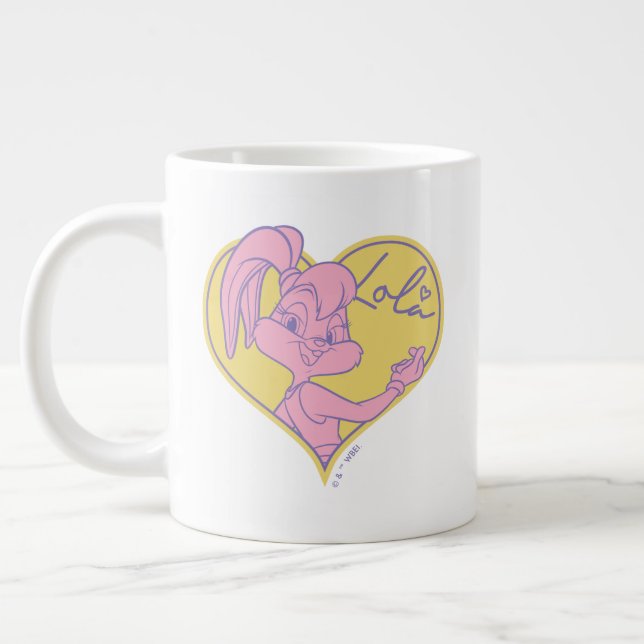 Taza De Café Gigante Lola Heart Signature (Izquierda)