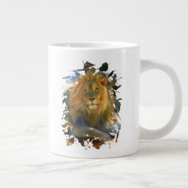 TAZA DE CAFÉ GIGANTE LONES EN EL TRABAJO