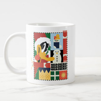 Taza De Café Gigante LOONEY TUNES™ DAFFY DUCK™ Holiday Quackers