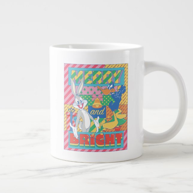 Taza De Café Gigante LOONEY TUNES™ | Navidades merry y brillantes (Derecha)