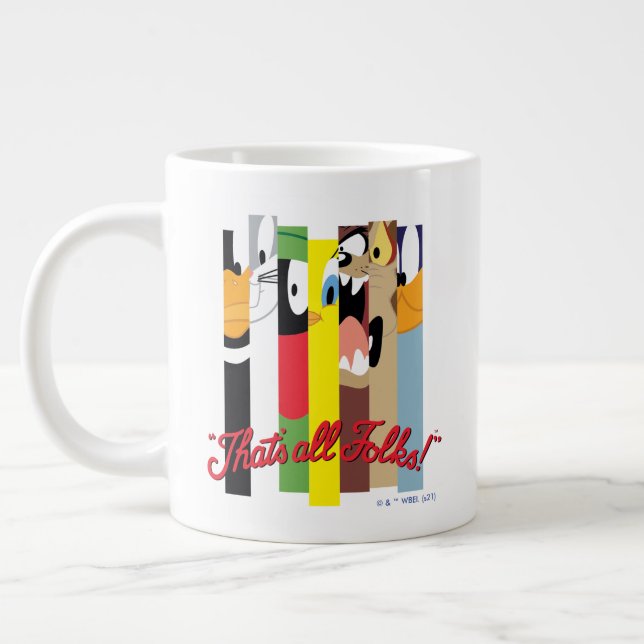 TAZA DE CAFÉ GIGANTE LOONEY TUNES™ QUE SON TODOS LOS CARGOS! (Izquierda)