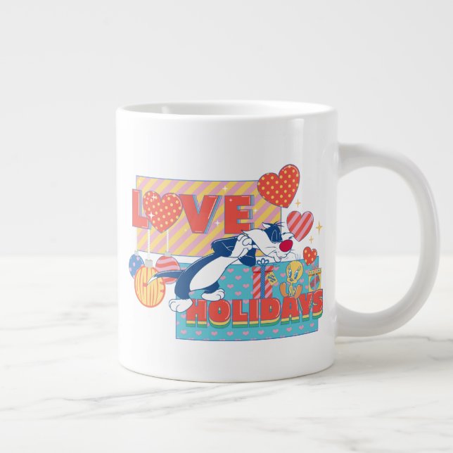 Taza De Café Gigante LOONEY TUNES™ | SYLVESTER™ y TWEETET™Festividades  (Derecha)