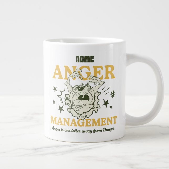 Taza De Café Gigante LOONEY TUNES™ |TAZ™ ACME Anger Management (Derecha)