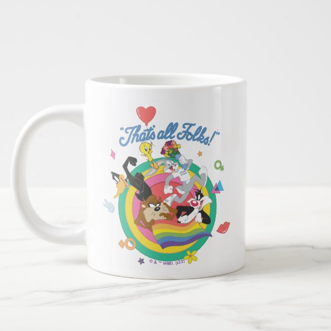 Taza De Café Gigante LOONEY TUNES™ - ¡Todos son amigos! Pride Bullseye (Izquierda)