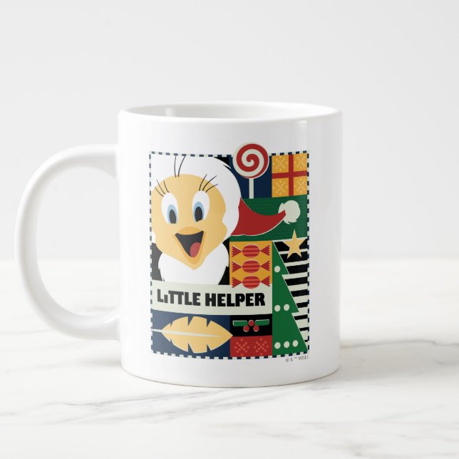 Taza De Café Gigante LOONEY TUNES™ TWEETY™ Pequeño Ayudante (Izquierda)