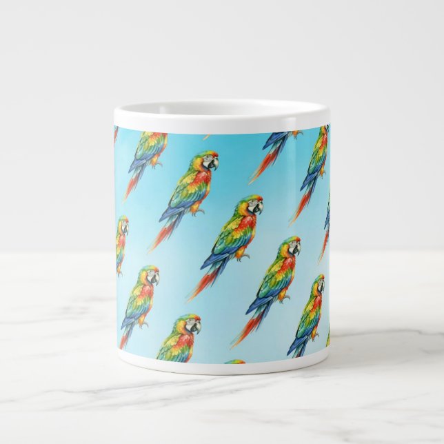 Taza De Café Gigante Loro (Frente)