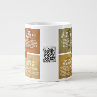 Taza De Café Gigante Los cuatro acuerdos