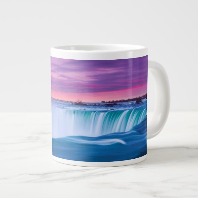 Taza De Café Gigante Los derechos en las cataratas del Niágara (Derecha)
