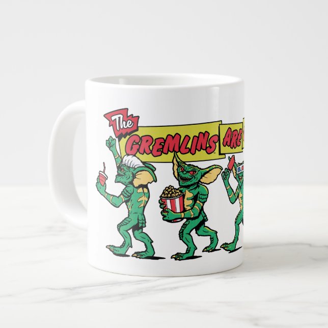 Taza De Café Gigante Los Gremlins™ Están Llegando (Izquierda)