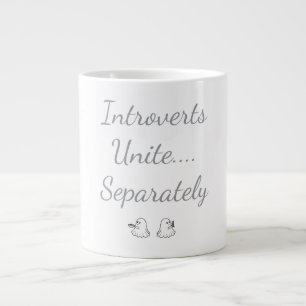 Taza De Café Gigante Los introvertidos se unen por separado Fantasmas