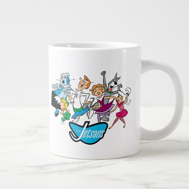Taza De Café Gigante Los Jetsons | Fiesta de danza familiar gigante caf (Derecha)