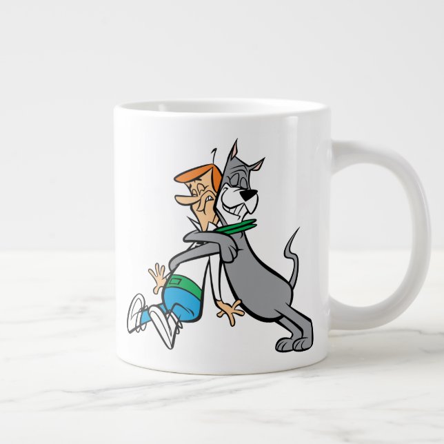 Taza De Café Gigante Los Jetsons | George y Astro Hug (Derecha)