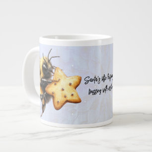 Taza De Café Gigante Los pequeños ayudantes de Santa están zumbando de