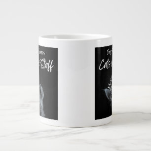 Taza De Café Gigante Los perros tienen dueños, los gatos tienen persona