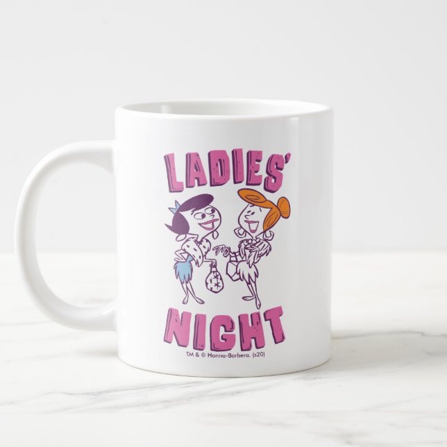 Taza De Café Gigante Los Picapiedra | Betty & Wilma - Noche de damas (Izquierda)