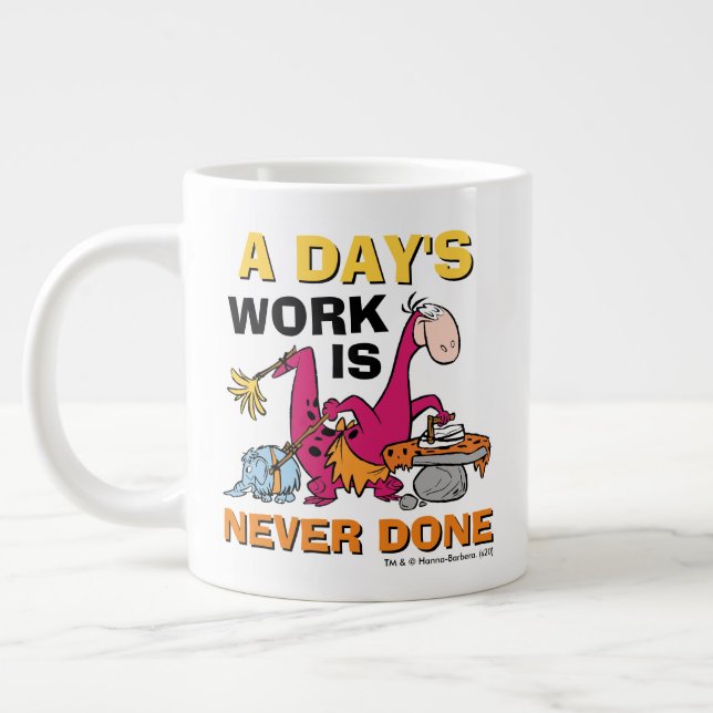 Taza De Café Gigante Los Picapiedra | Casa de limpieza Dino (Izquierda)
