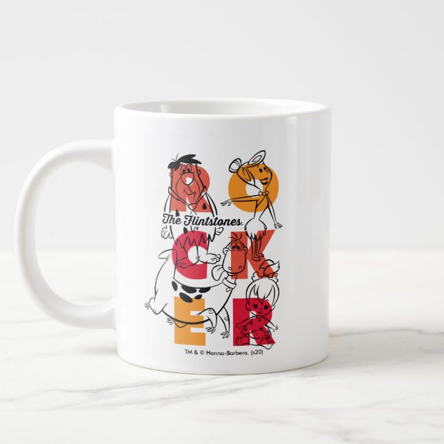 Taza De Café Gigante Los Picapiedra | ROCKER (Izquierda)