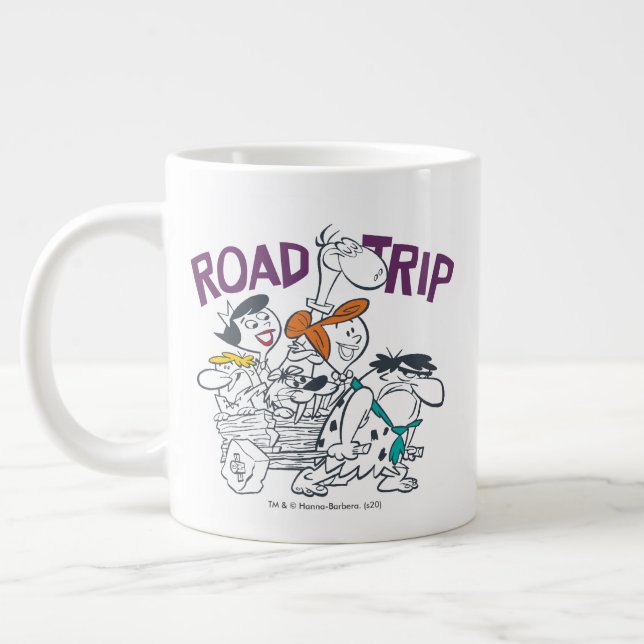 Taza De Café Gigante Los Picapiedra | Viaje por carretera (Izquierda)