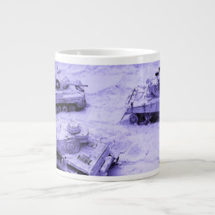 Taza De Café Gigante Los tanques alemanes de Estados Unidos en la mugre