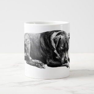 Taza De Café Gigante Lounge Dog Morning Mug
